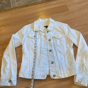 Gap White Denim Jacket